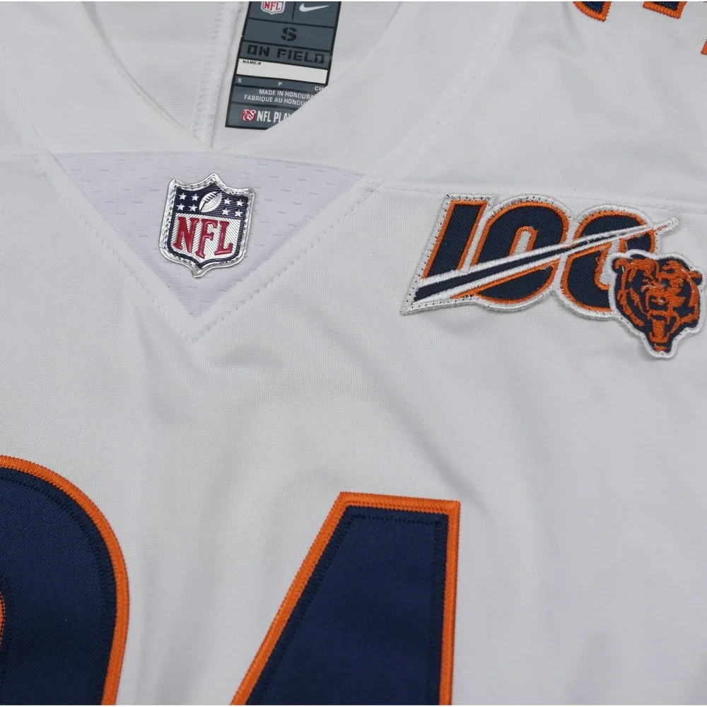 Nike Chicago Bears Walter Payton NFL 100th Anniversary Jersey S/M White SEWN